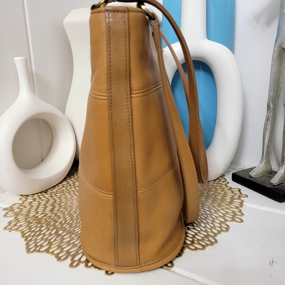 Vintage Coach Tribeca Tote 9991 CAMEL - Picture 4 of 16